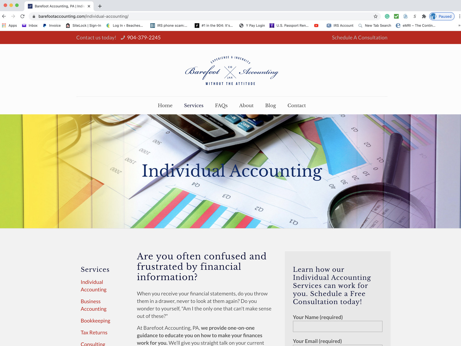 Barefoot Accounting web